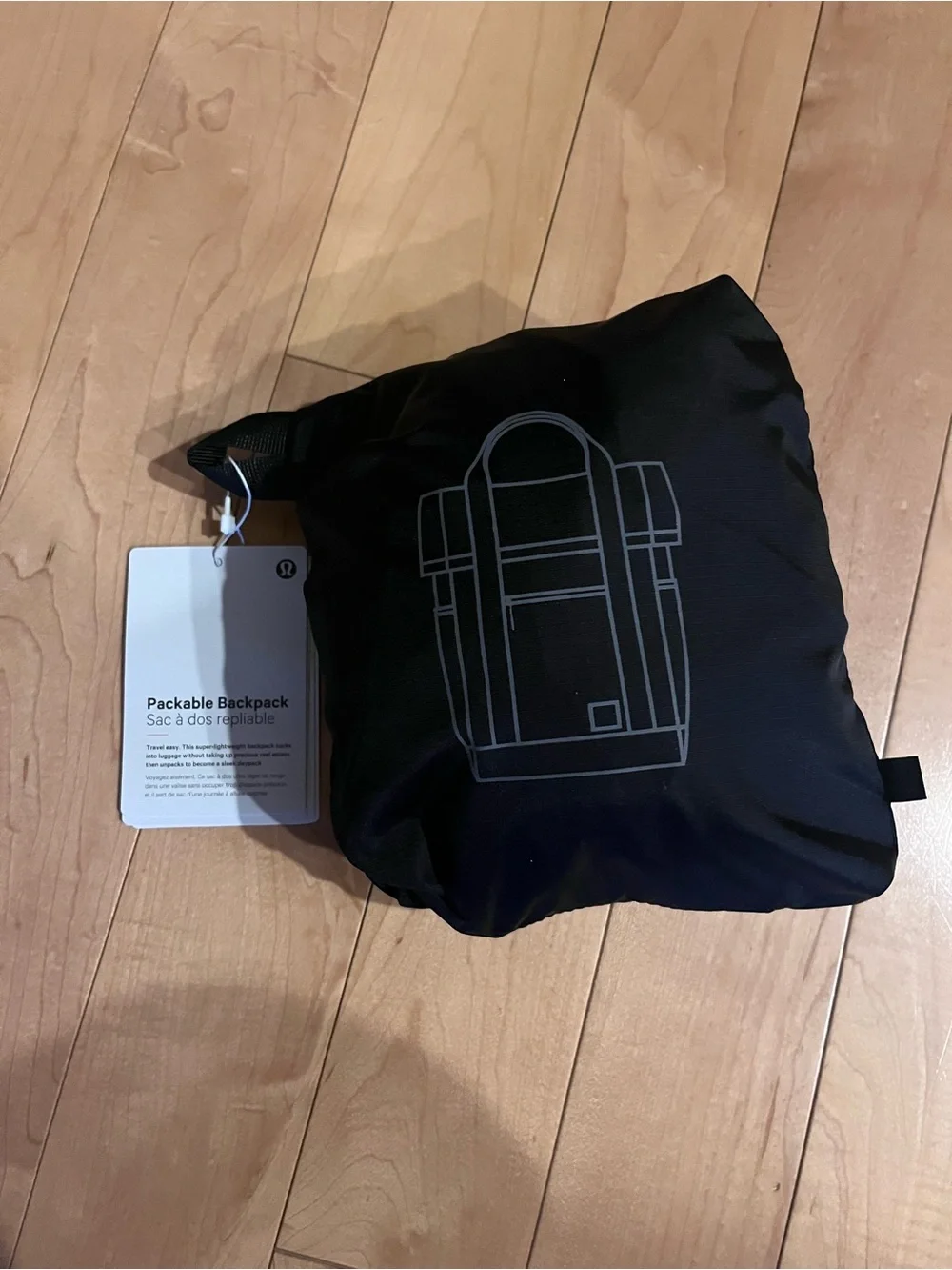 lululemon athletica Packable Roll-Top Backpack - Black - Picture 8 of 11